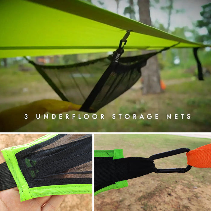 Multi Person Portable Hammock 3 Point Aerial Camping outdoor Triangle Hammock Back Yard