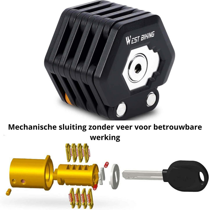 TitanLock Pro – Heavy-Duty Bike Lock for Ultimate Security (for Bikes, E-Bikes & Scooters)