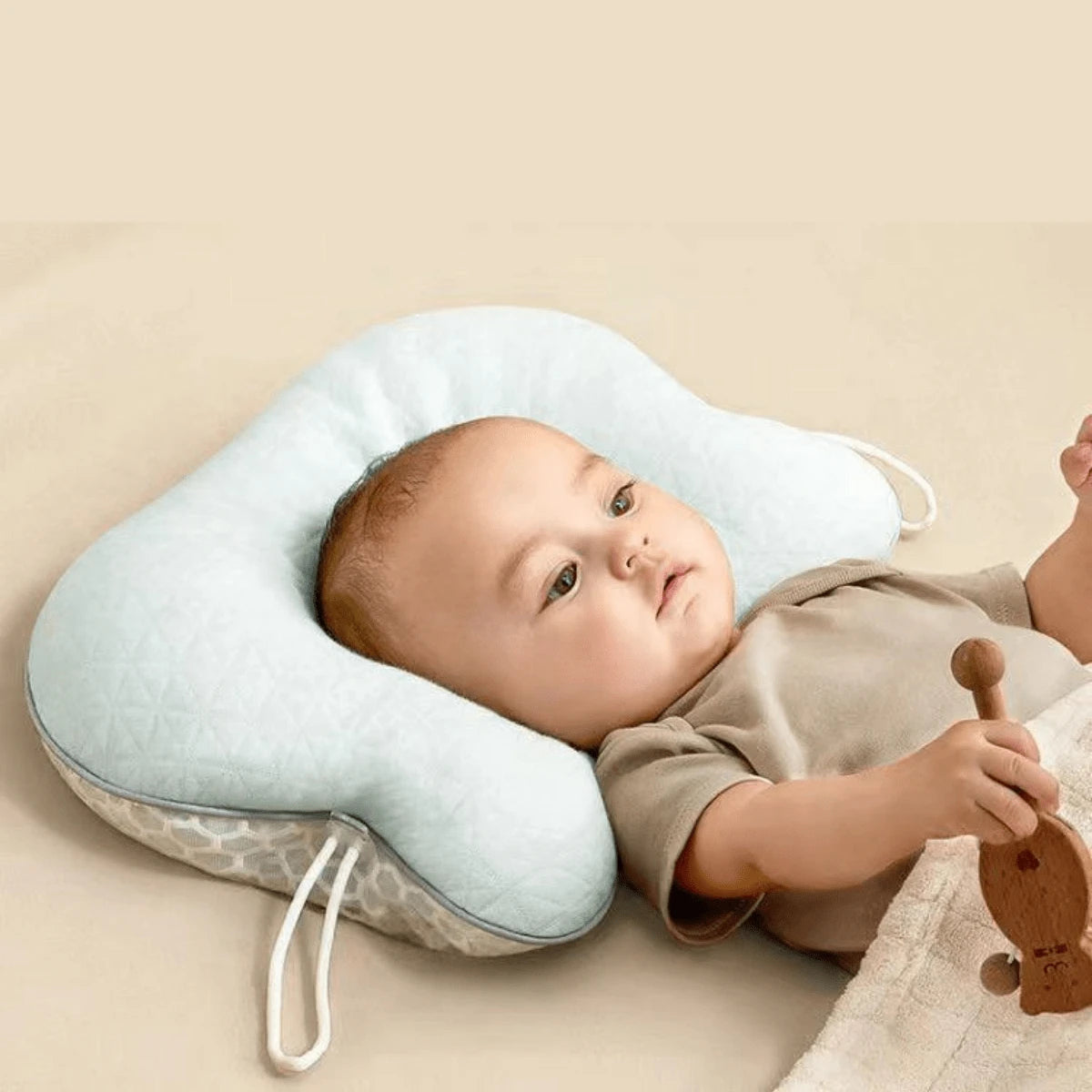 Baby Pillow for Flat Head with Ergonomic Support