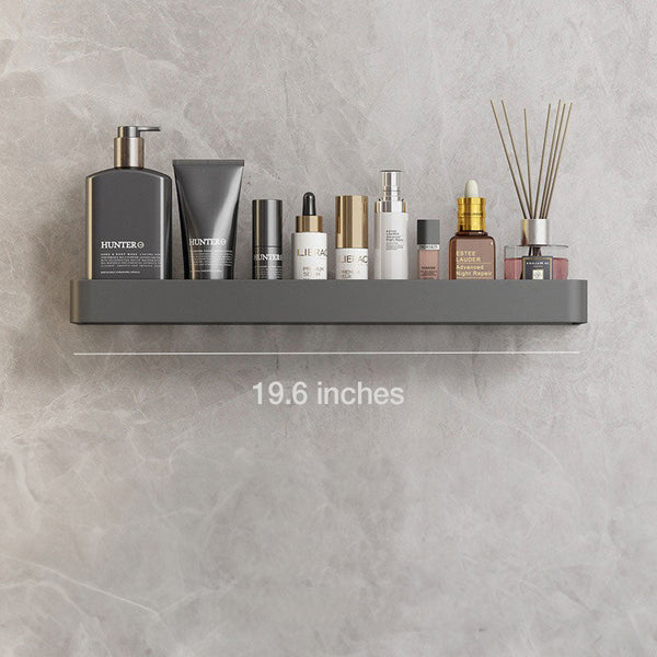 UrbanShelf – Modern Floating Bathroom Shelves with Self-Adhesive Installation and Towel Holder