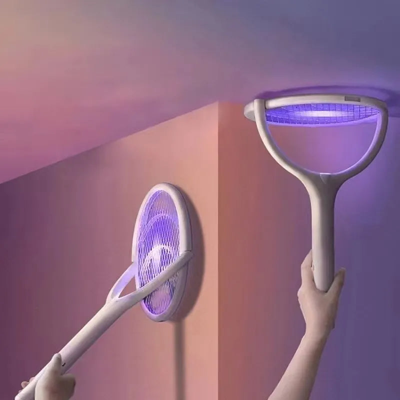 Electric Insect Killer Racket – USB Rechargeable, Lightweight & Safe