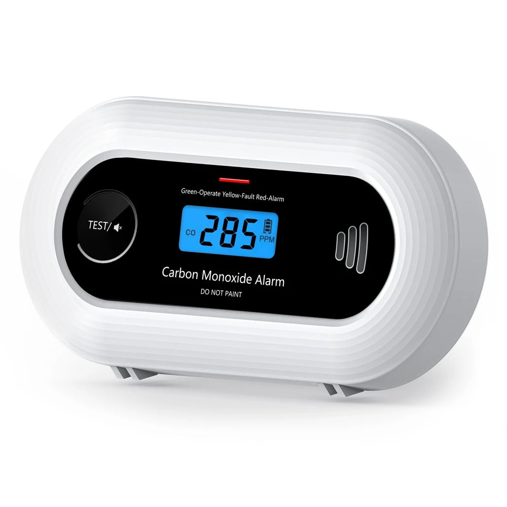Carbon Monoxide Detector – 10-Year Battery CO Alarm with LCD