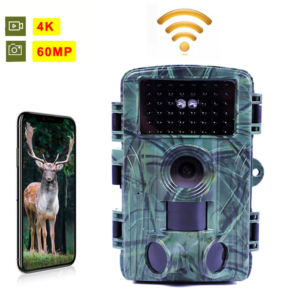 4K Ultra HD Hunting Trail Camera with WIFI & Live Night Vision Streaming