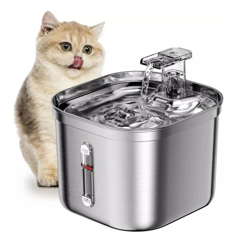 Automatic Stainless Steel Cat Water Fountain