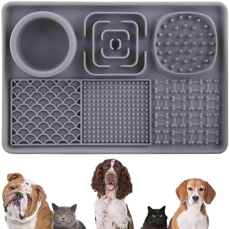 Silicone Dog Lick Mat with Suction