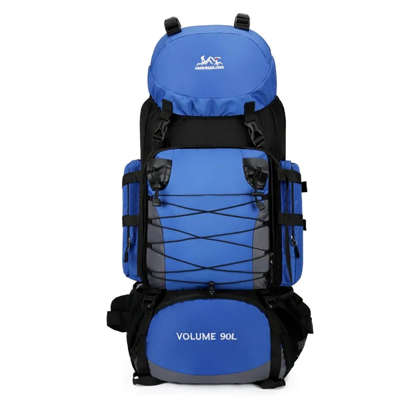 90L Waterproof Hiking Camping Backpack Trekking Bag