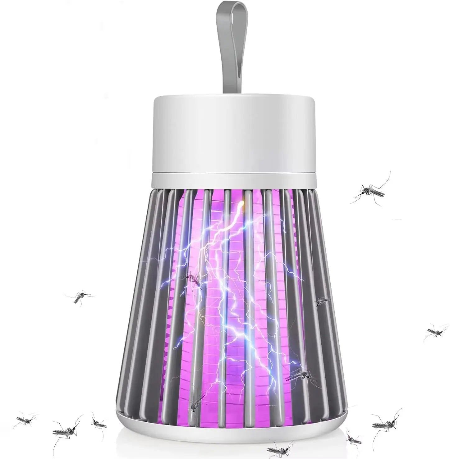 Rechargeable UV Mosquito Zapper - Portable Fly Repellent for Indoor & Outdoor Use