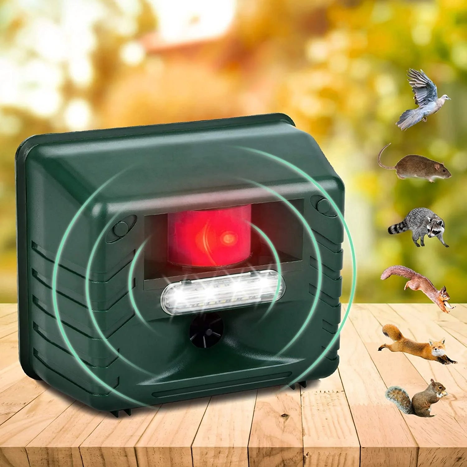 Woodpecker Ultrasonic Repeller for Effective Bird Control - Get Rid of Woodpeckers