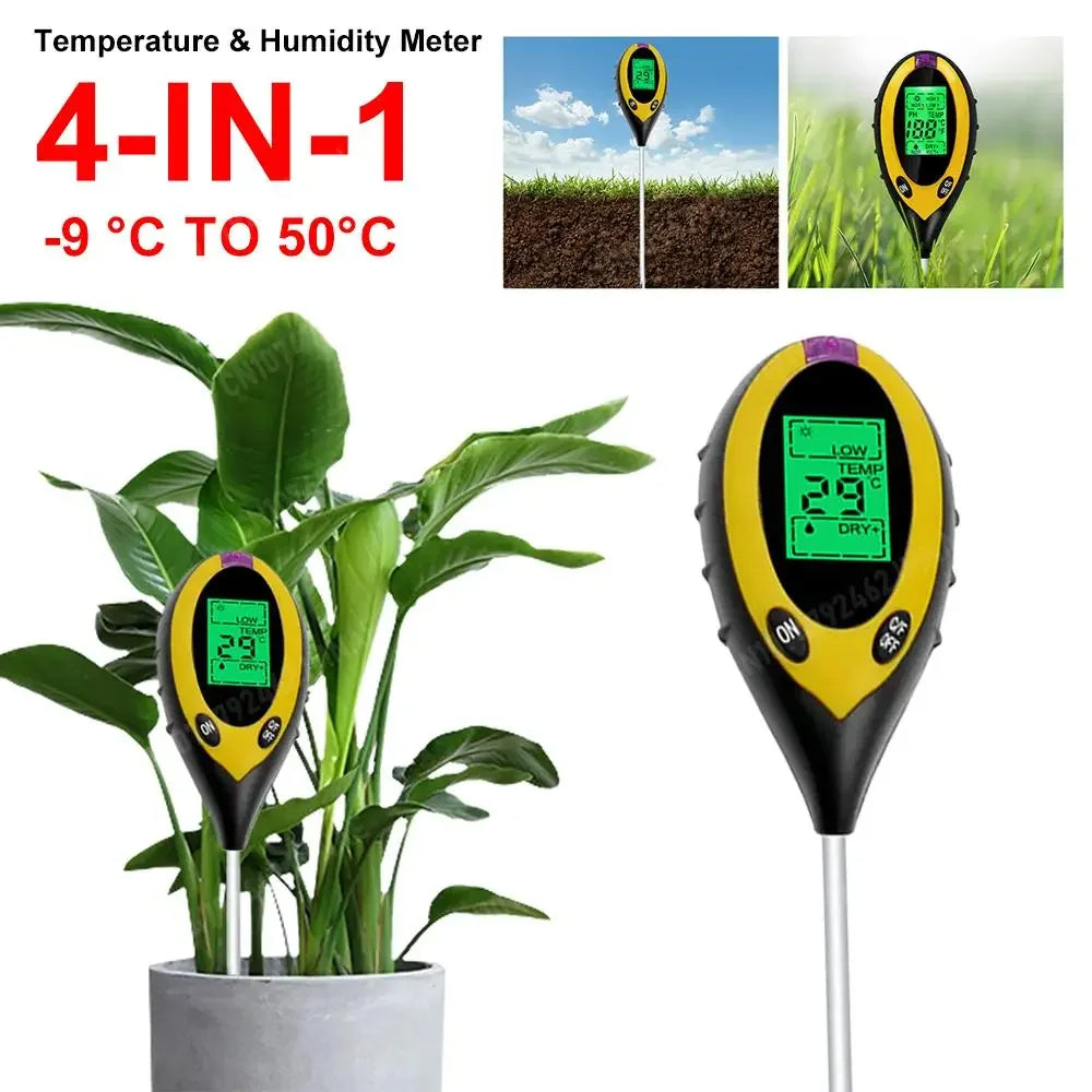 4 in 1 Soil PH Meter Tester