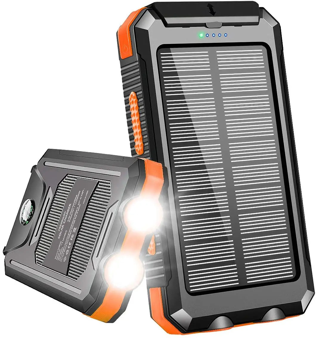 500000mAh - Portable and IP67 Waterproof Solar Power Bank