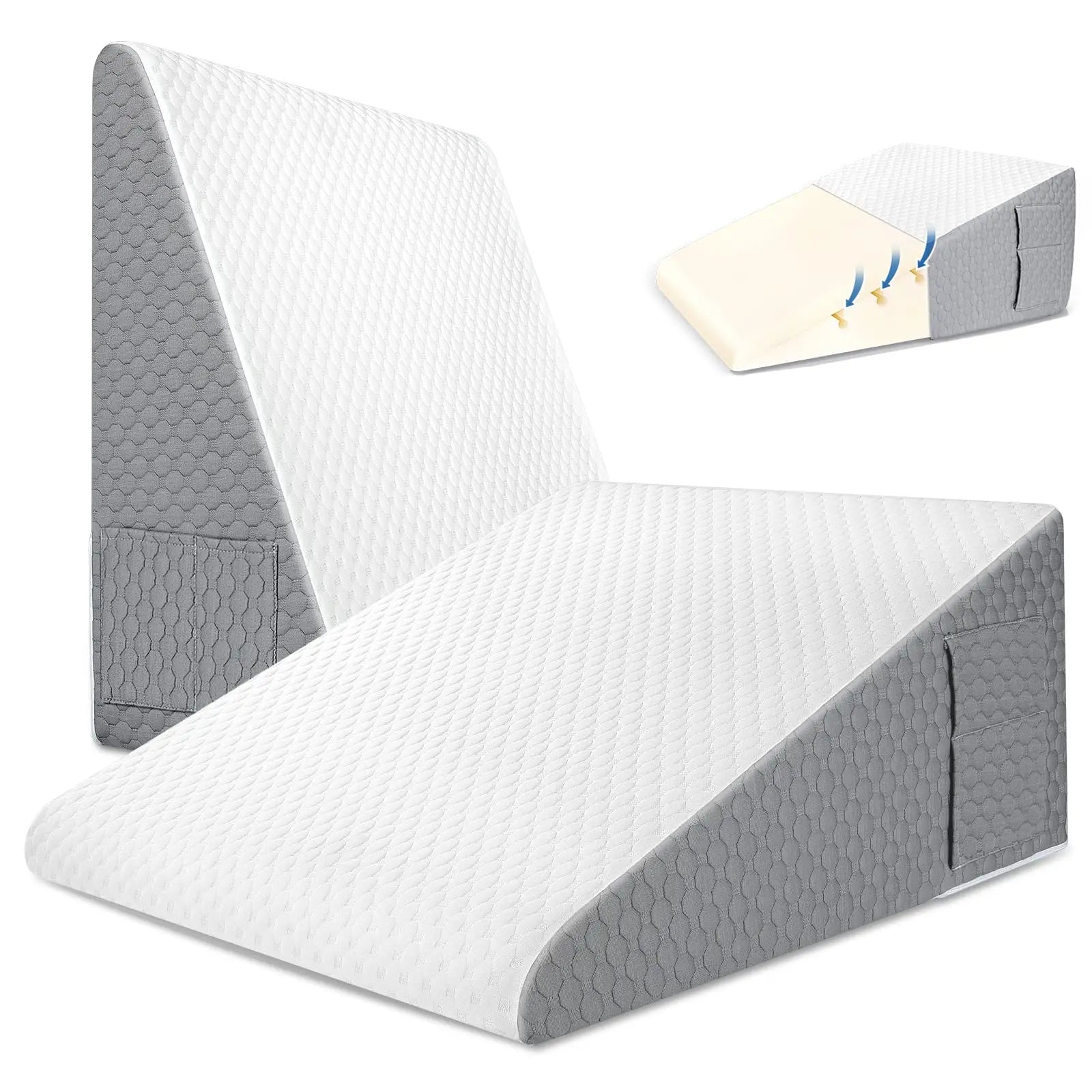 The Premium Wedge Pillow – Elevate Your Sleep & Breathe Easier
