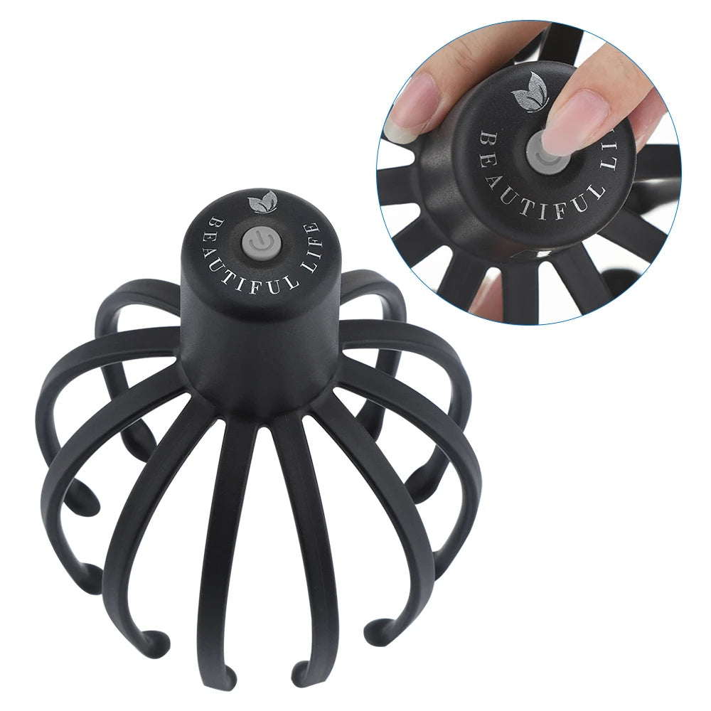 Scalp Massager - Electric, USB Charging, Portable & Rechargeable