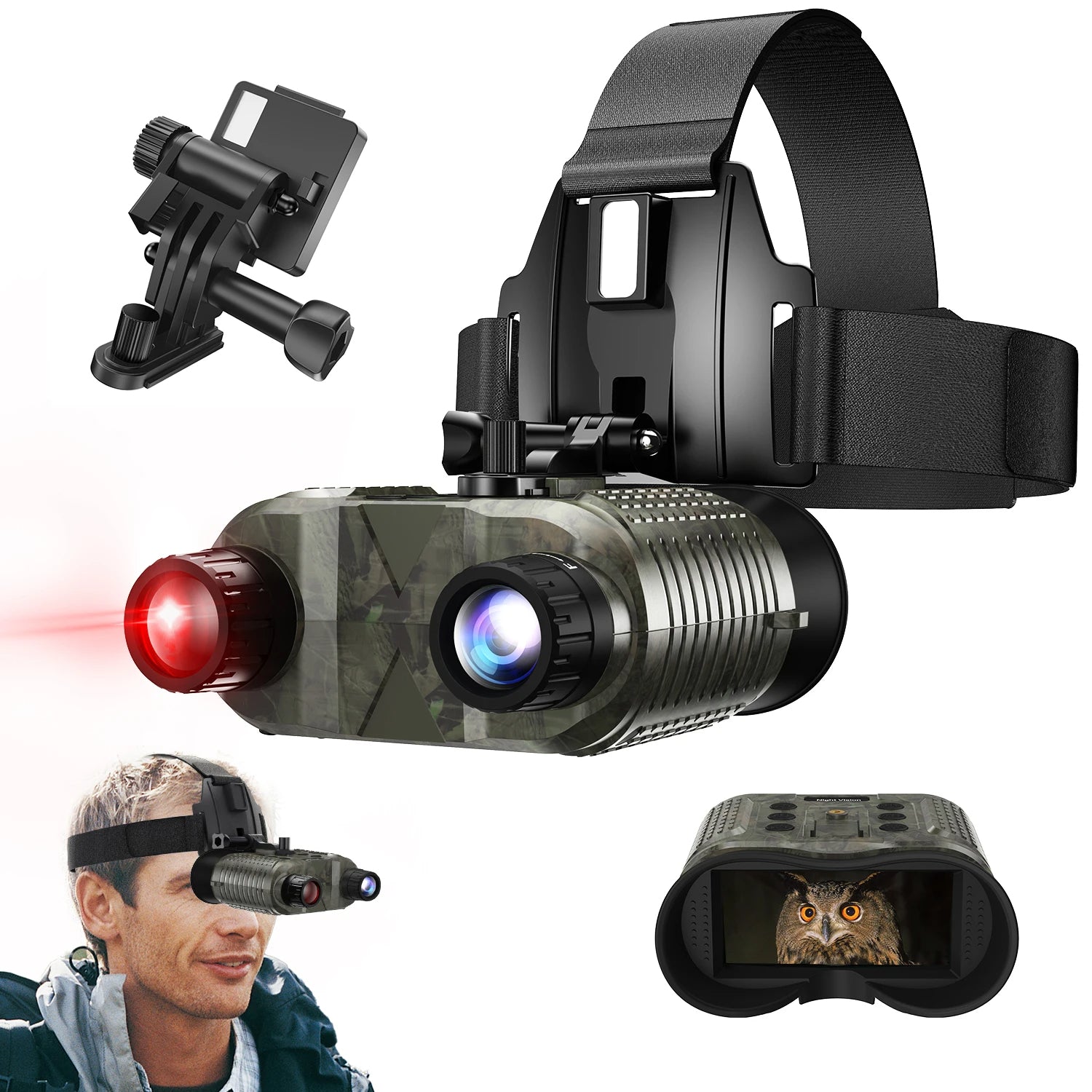 3D Night Vision IR Binoculars