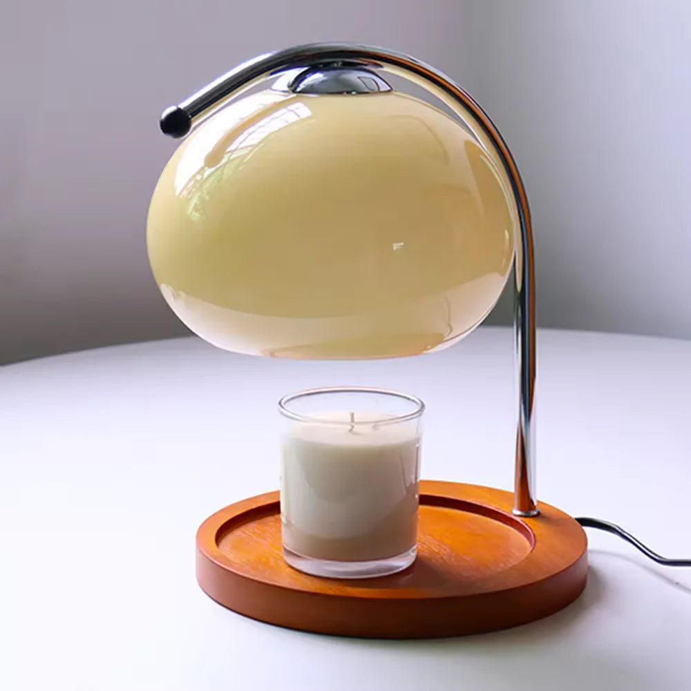 Retro Glass Candle Warmer Lamp