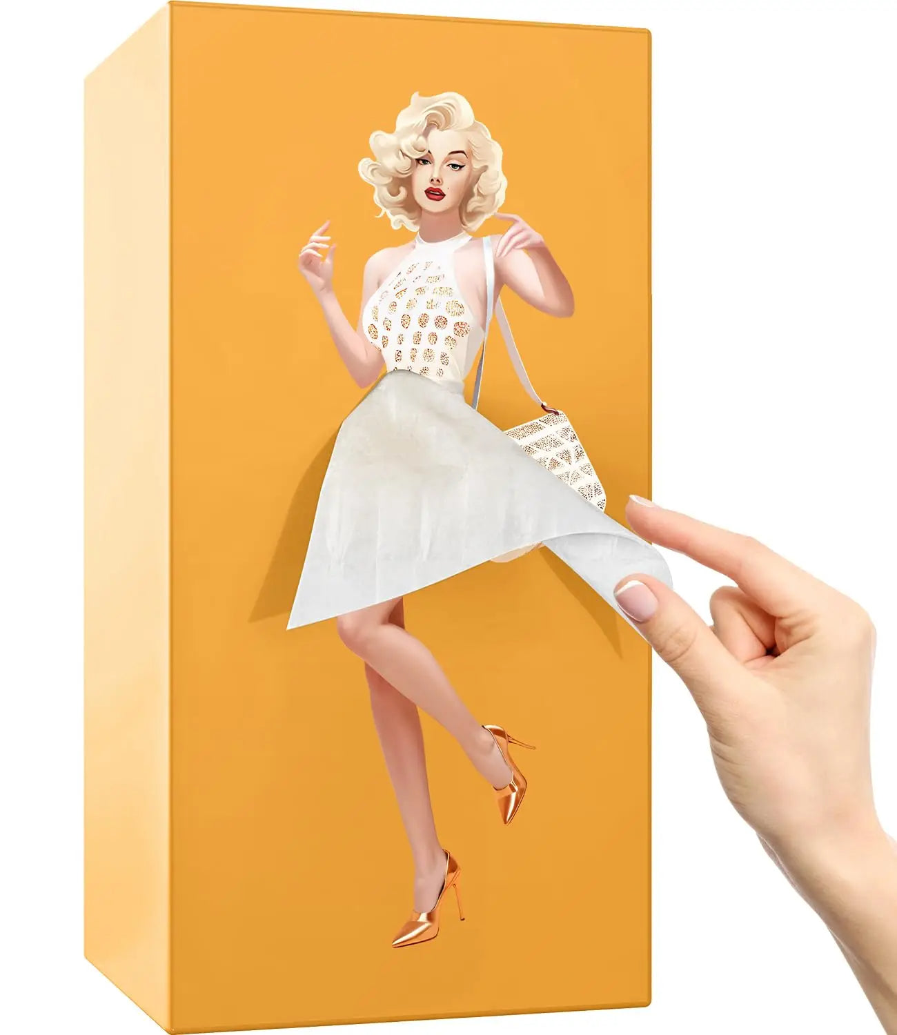 Flying Skirt Tissue Box