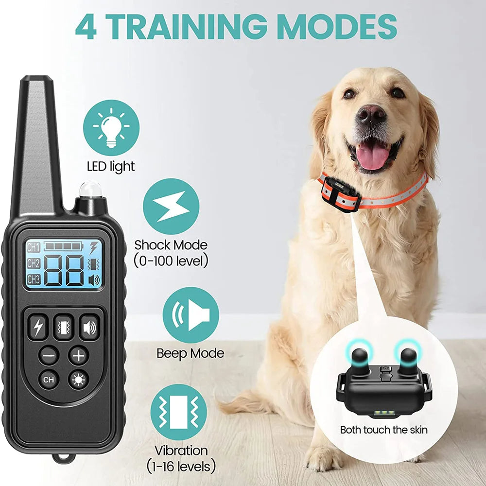 800M Rechargeable Electric Dog Training Collar