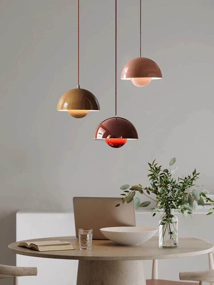 ElegantBloom - Flower Pot Pendant Lamp