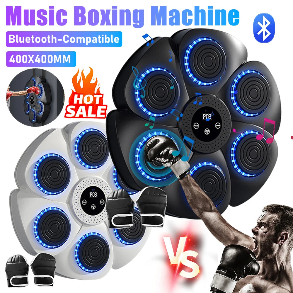 Smart Music Boxing Machine for Interactive Punching Workouts