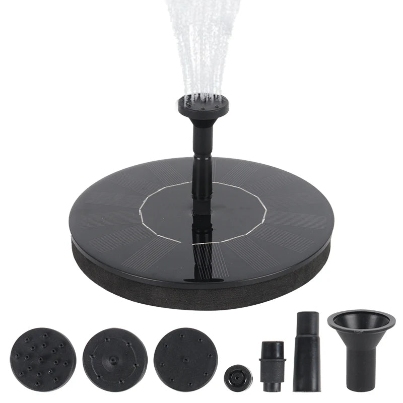 Solar Powered Garden Water Fountain