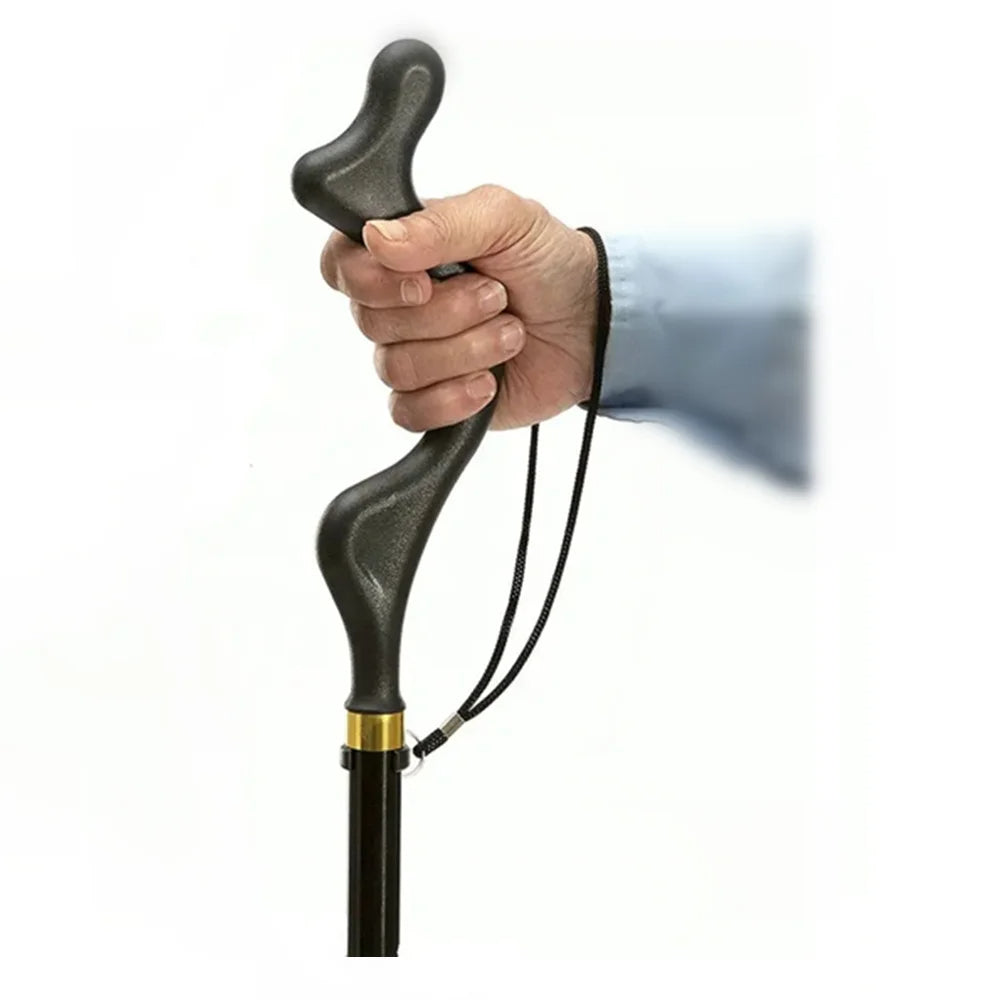 Adjustable Walking Stick with Ergonomic Handle and Stability Tip