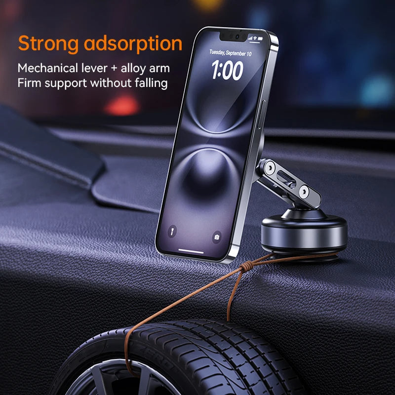 360° Rotation Vacuum Magnetic Car Phone Holder