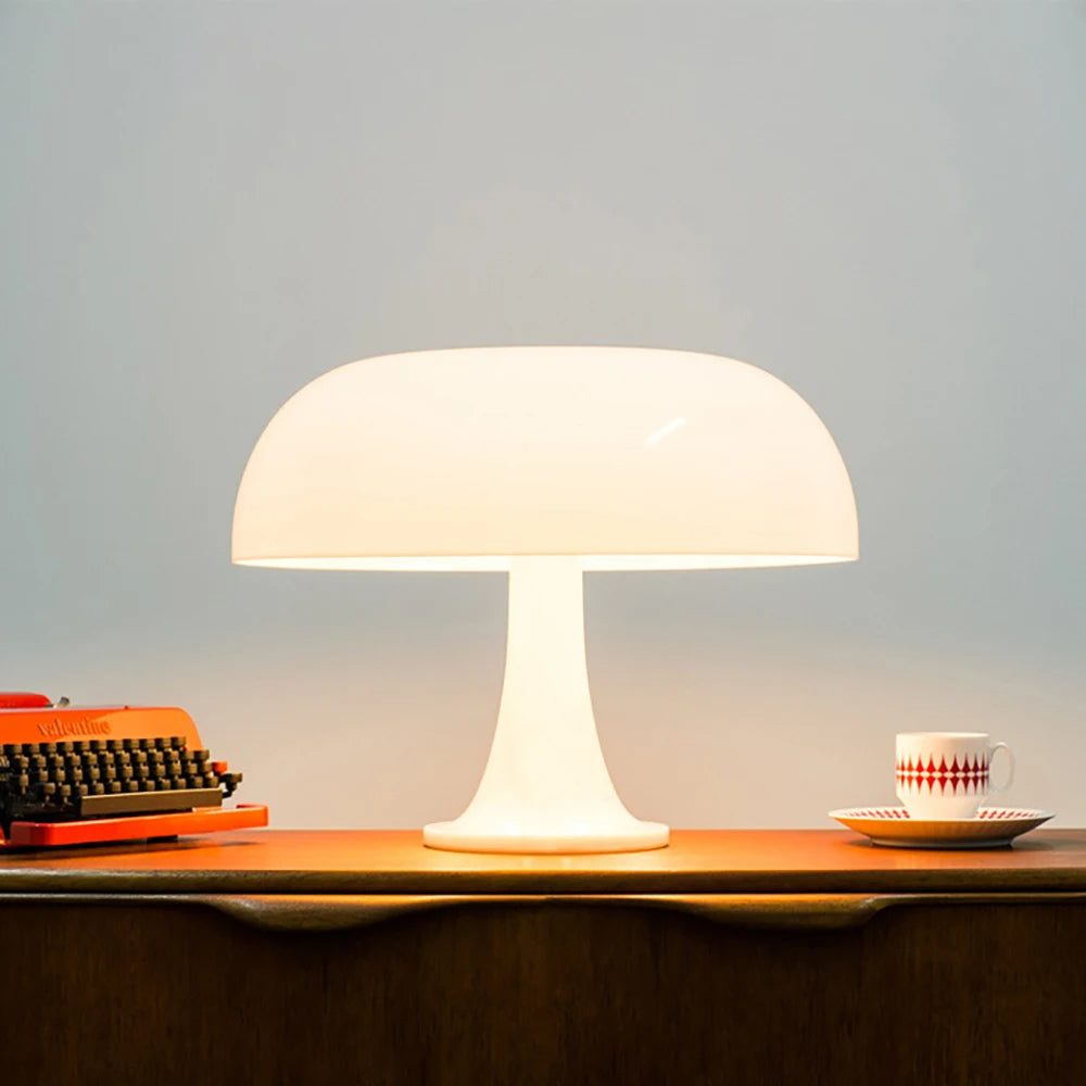 Orange Mushroom Lamp | Timeless Decor