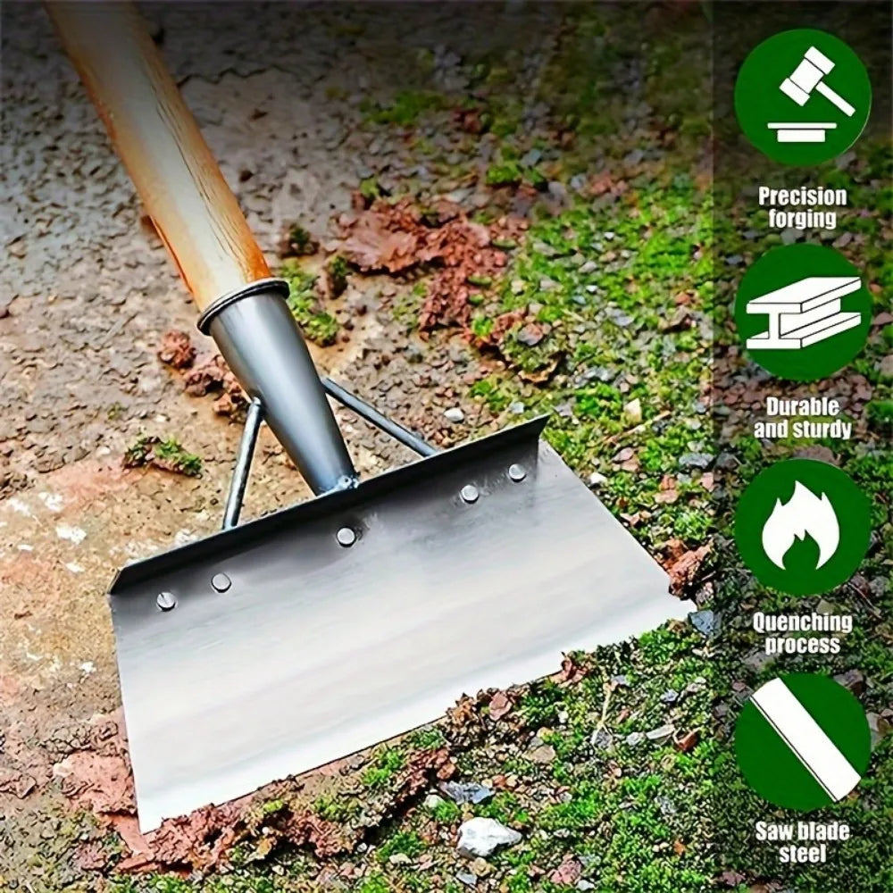 Ergonomic Garden Scraper Tool – Lightweight, Durable, and Multifunctional for Easy Cleaning of Weeds and Leaves