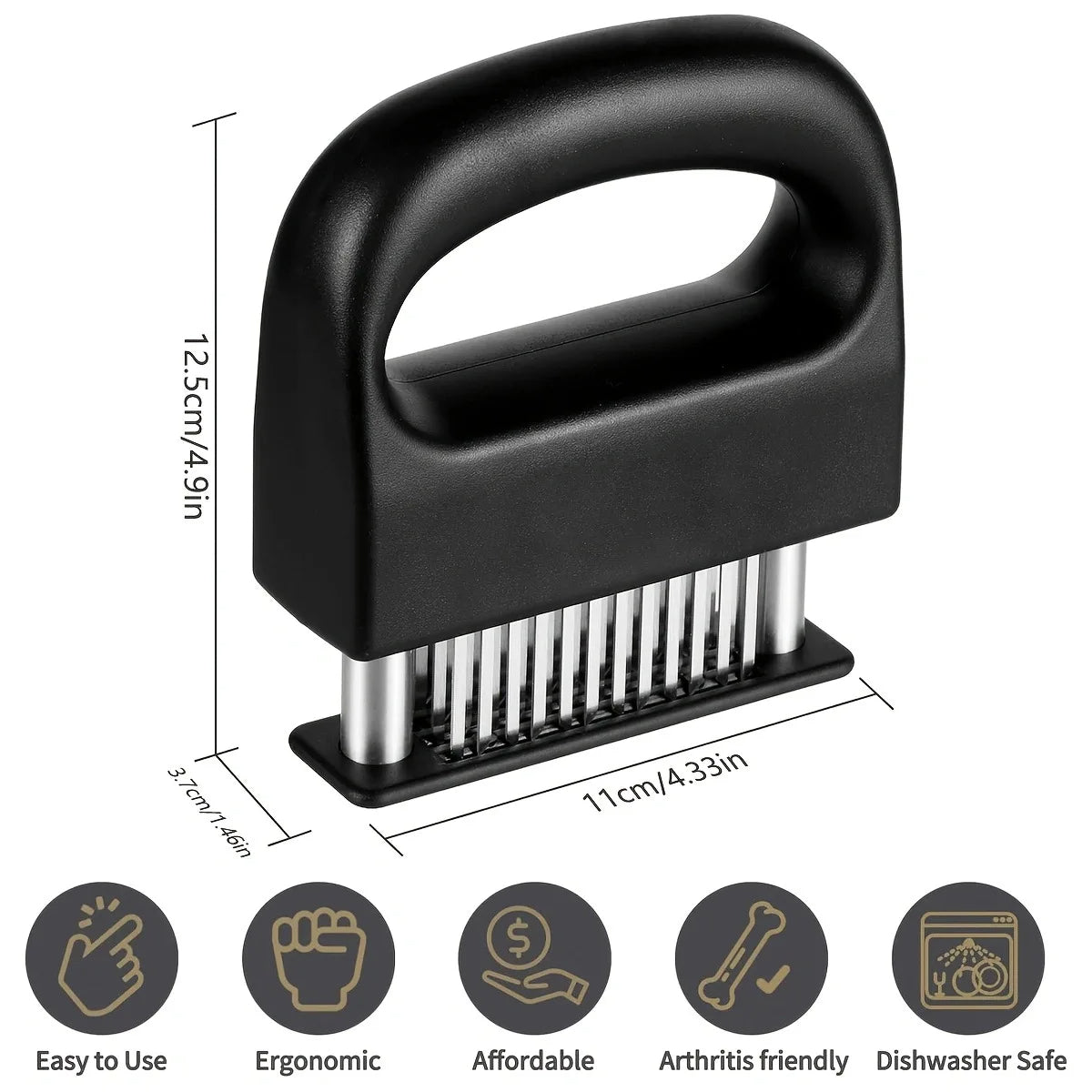 Premium Stainless Steel Meat Tenderizer