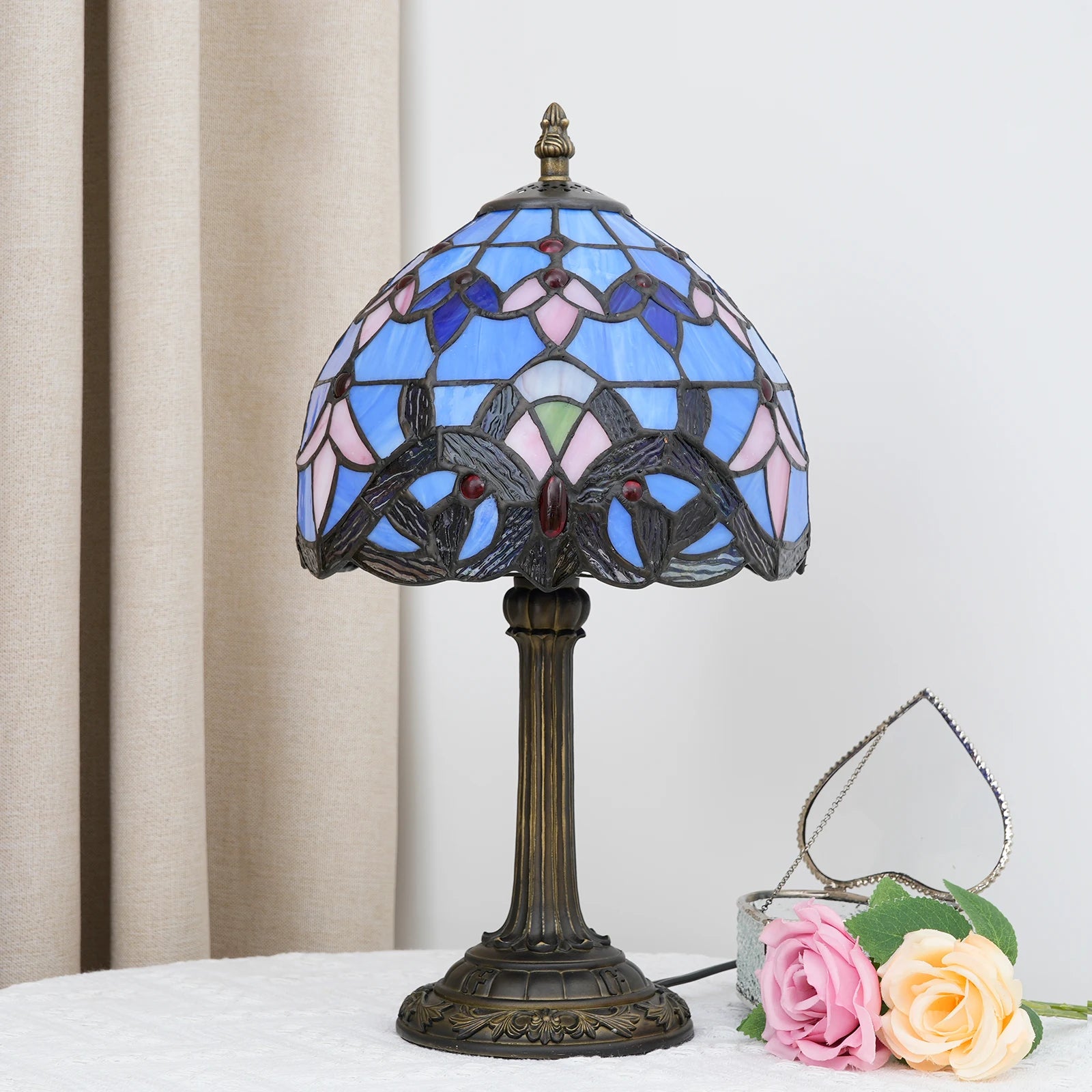 RadiantTints – Colored Glass Tiffany Lamp