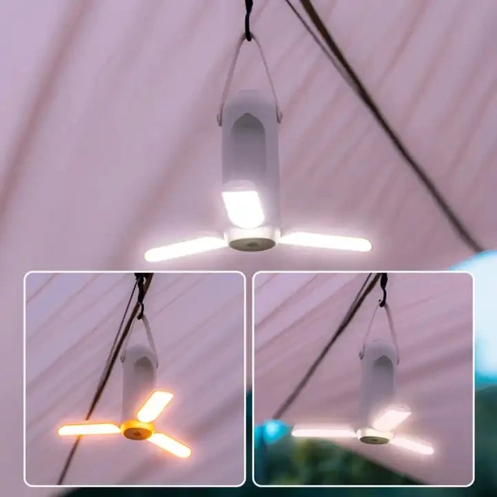 Portable Rechargeable Camping Lantern - 180 Hours Battery Life & SOS Function