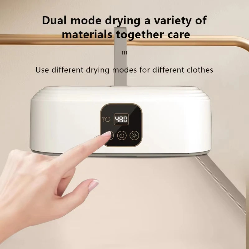 Portable Electric Clothes Dryer with Remote Control – Fast Drying & Compact Laundry Solution