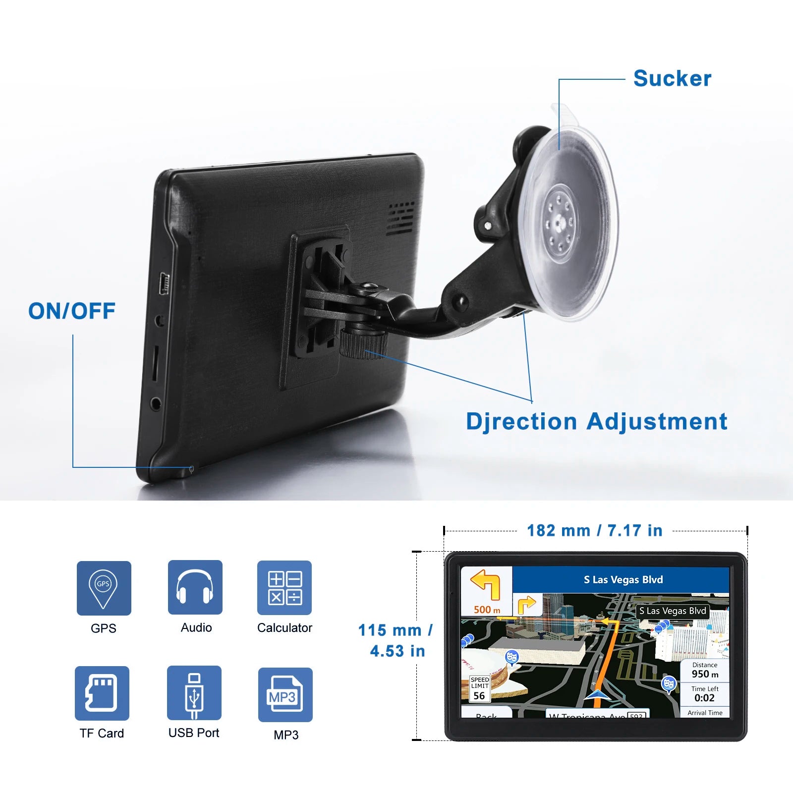 7" GPS Navigation System