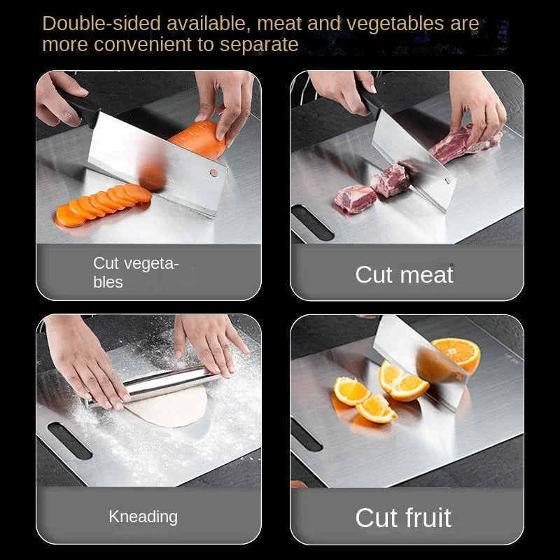Stainless Steel Antibacterial Food Grade Cutting Board