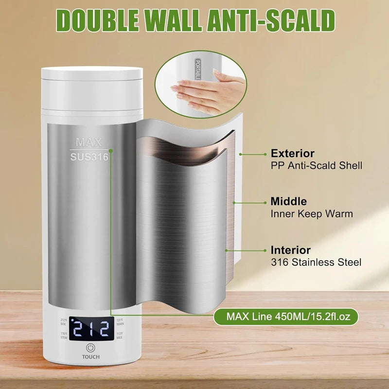 Portable Electric Travel Kettle