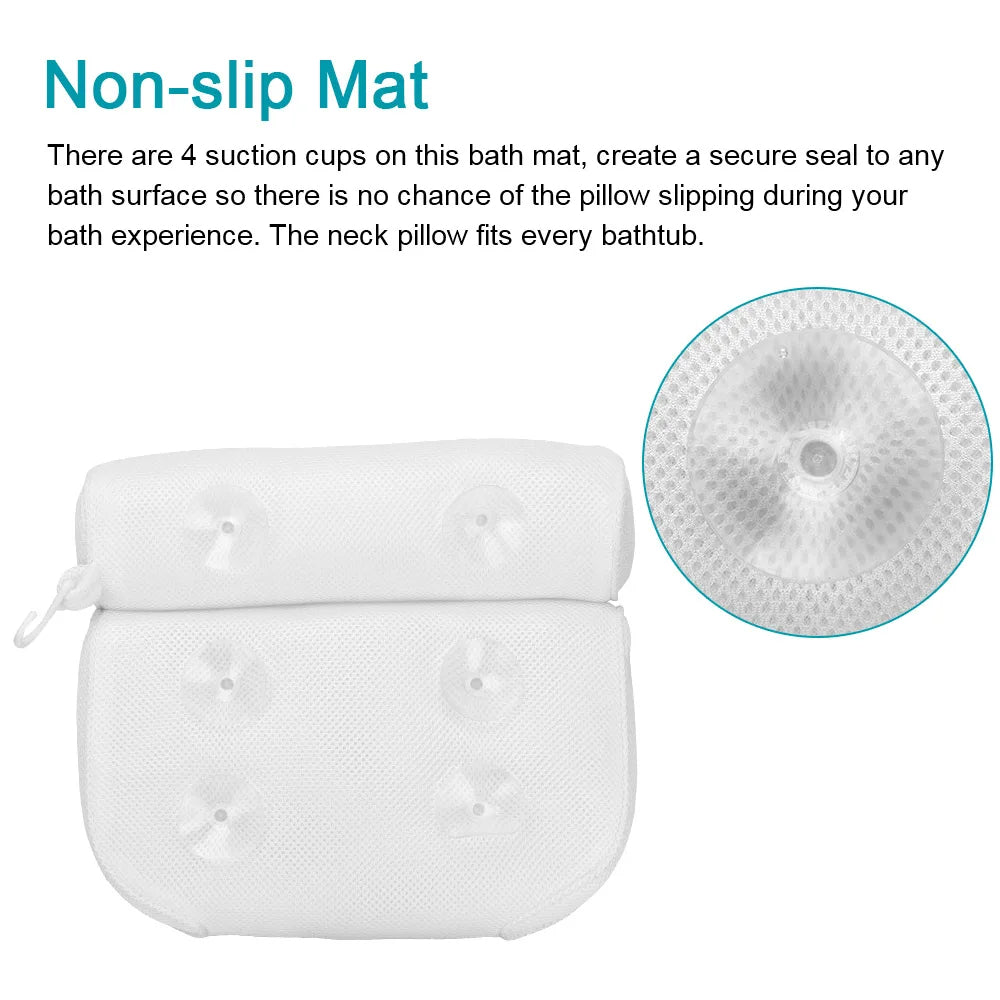 Bathtub Cushion-Bath Pillow for Tub Support Neck