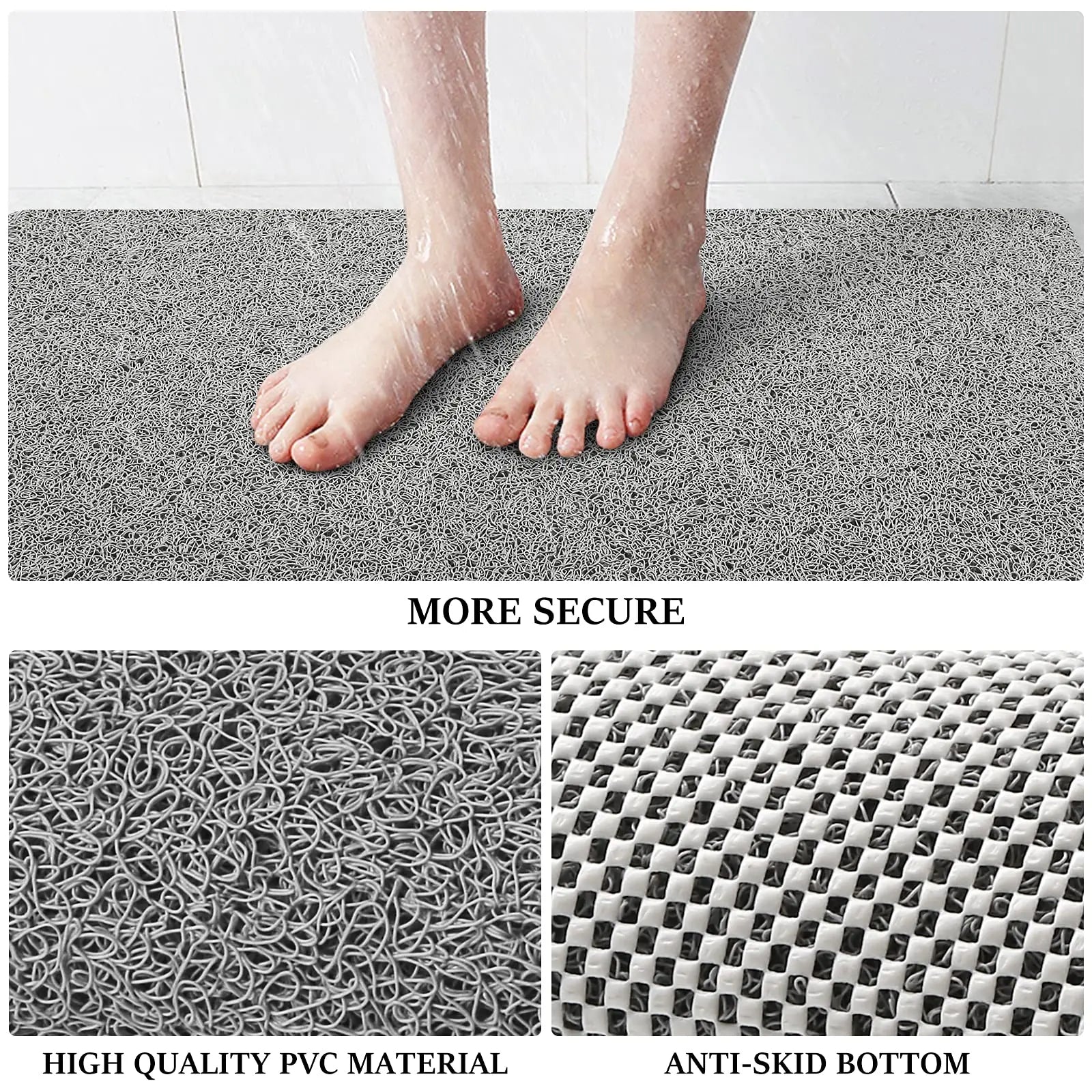 Safe Shower Mat | Non-Slip & Soft On Feet