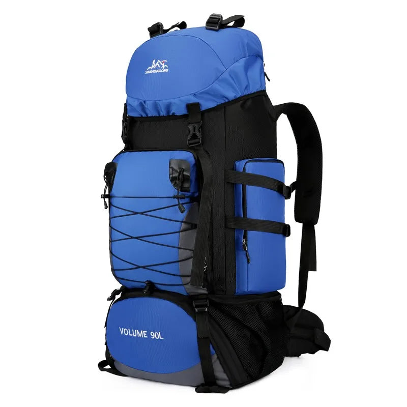 90L Waterproof Hiking Camping Backpack Trekking Bag