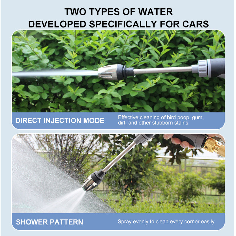 TurboWasher | High-Pressure Attachment for Garden Hoses with 360° Spray