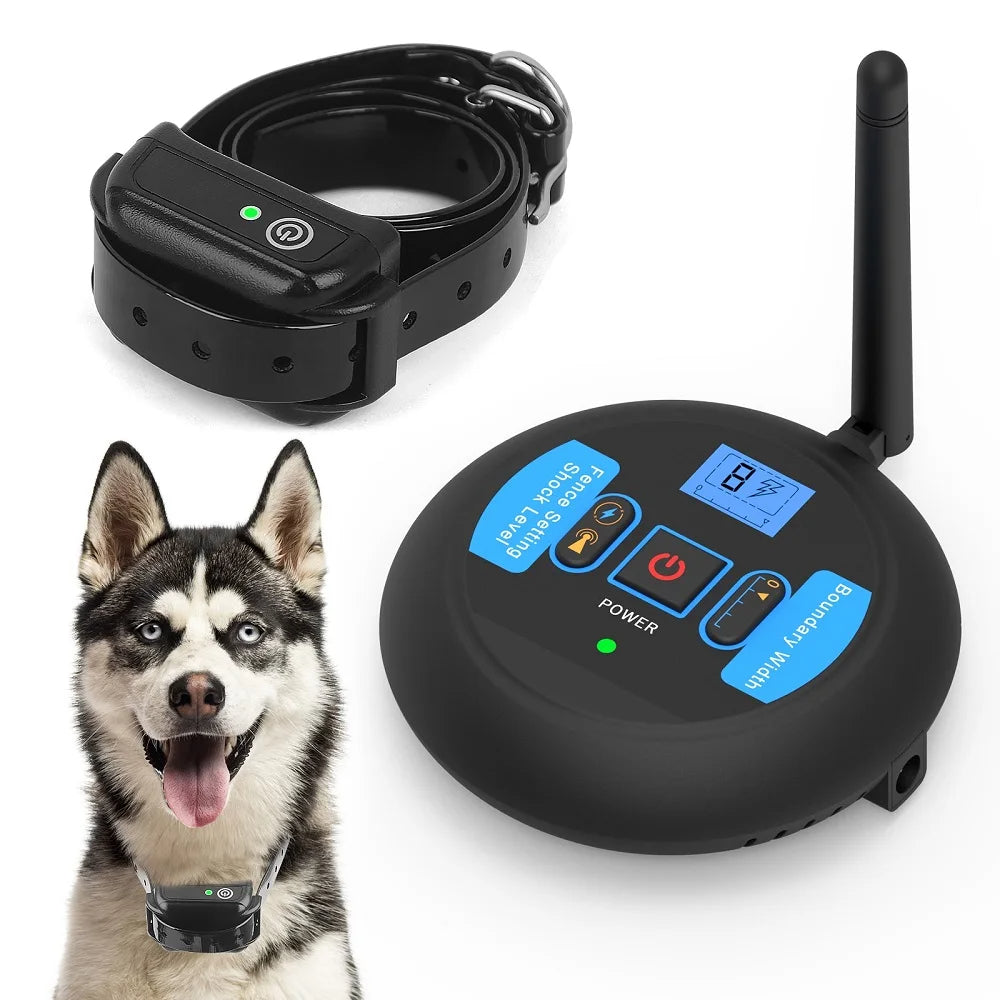 2-In-1 Electric Pet Wireless Fence And Training Collar System
