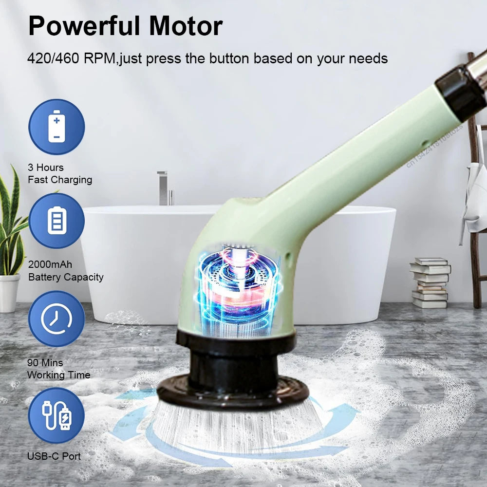 Electric Spin Scrubber