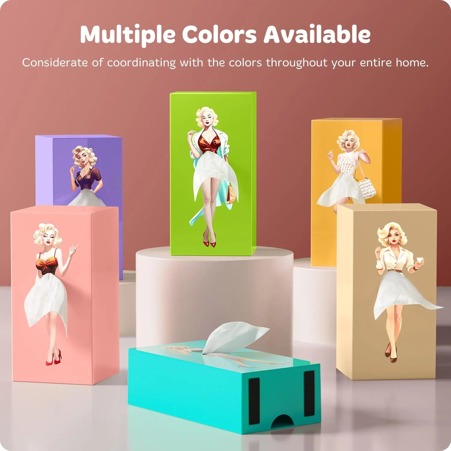 Flying Skirt Tissue Box