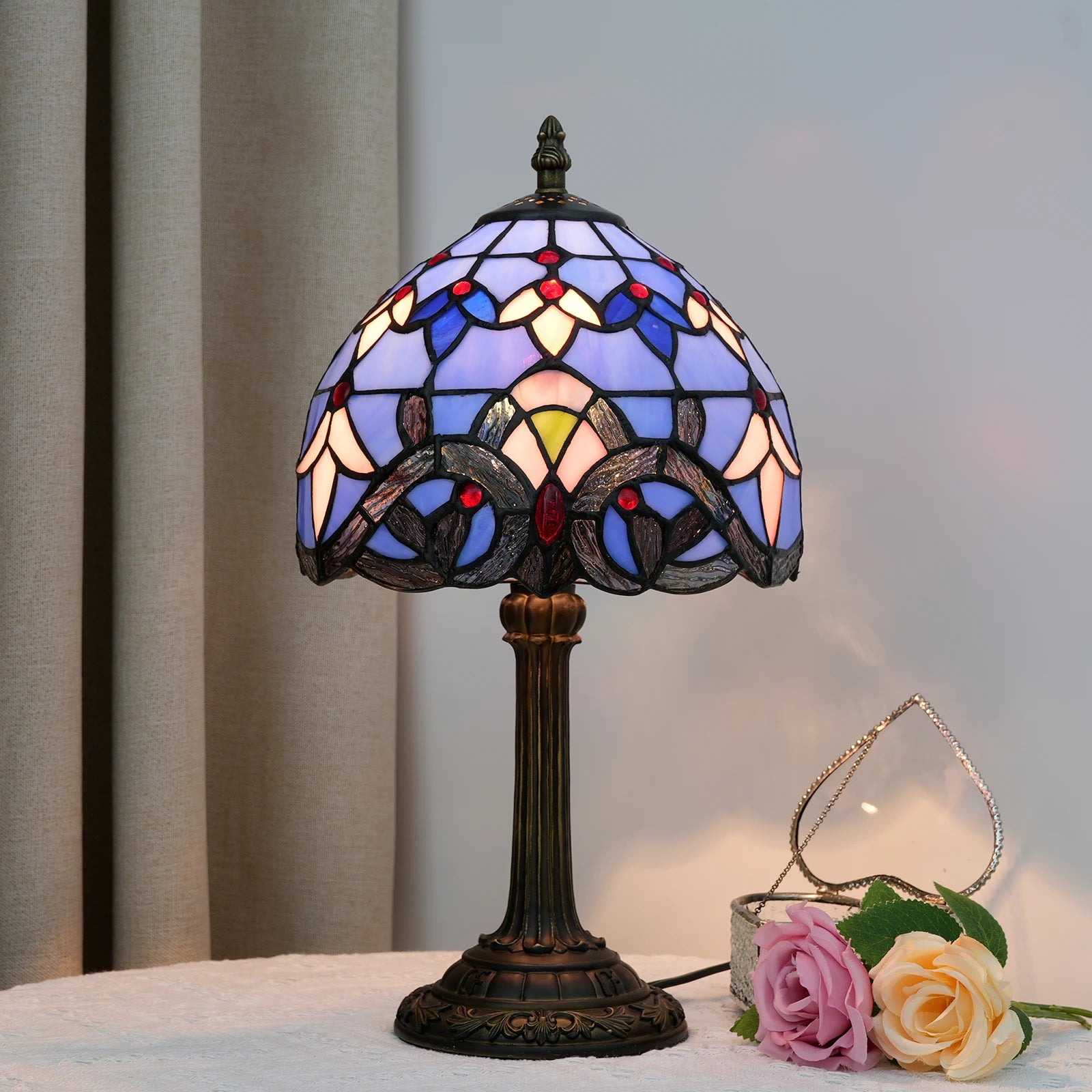 RadiantTints – Colored Glass Tiffany Lamp