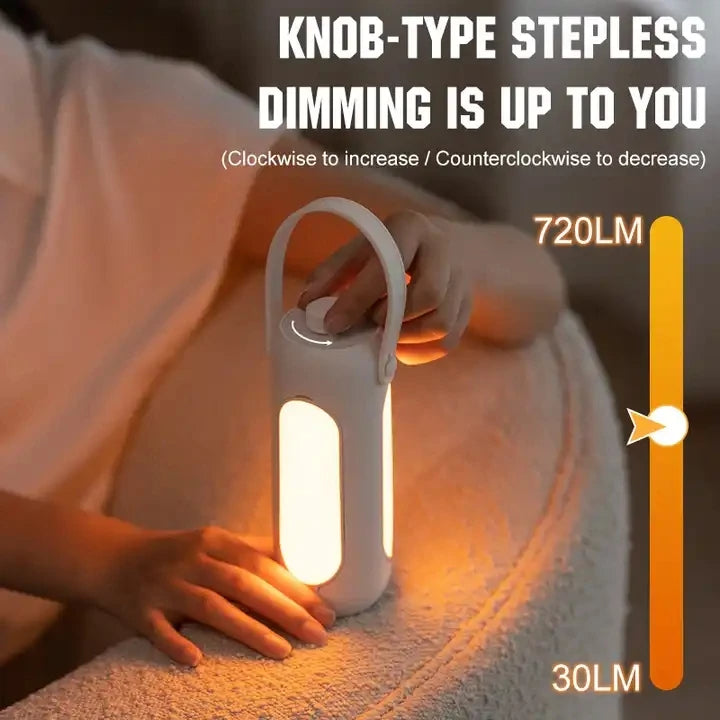 Portable Rechargeable Camping Lantern - 180 Hours Battery Life & SOS Function