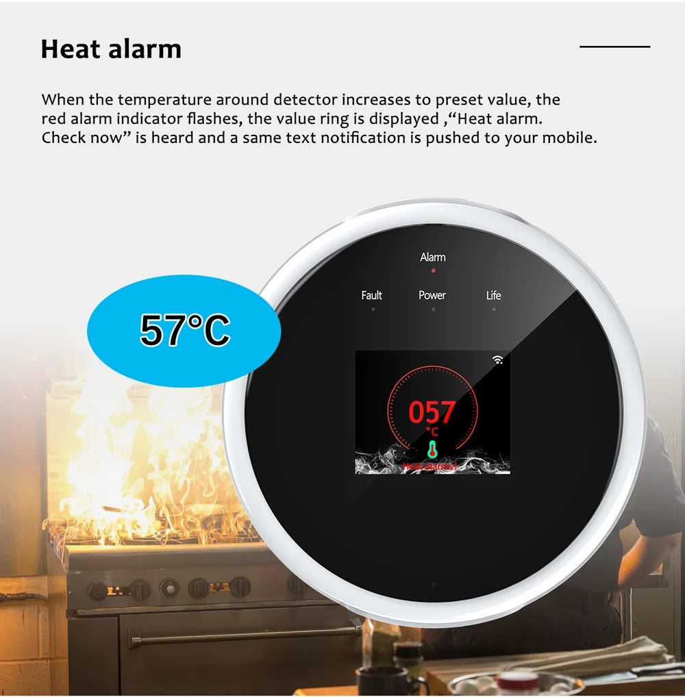 Home Guardian: Combustible Gas Detectors with Alarm and LCD Display
