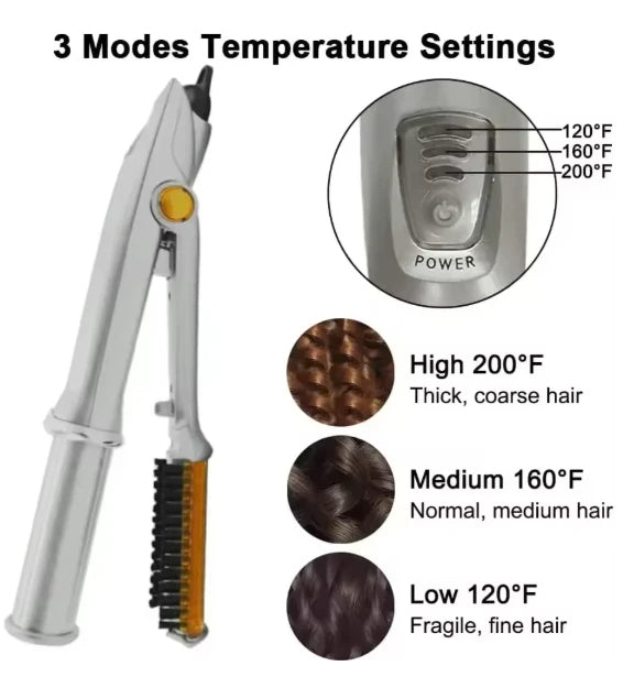 Professional 2 in 1 Rotating Iron Hair Brush