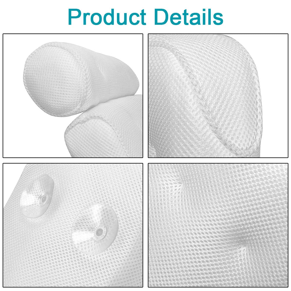 Bathtub Cushion-Bath Pillow for Tub Support Neck