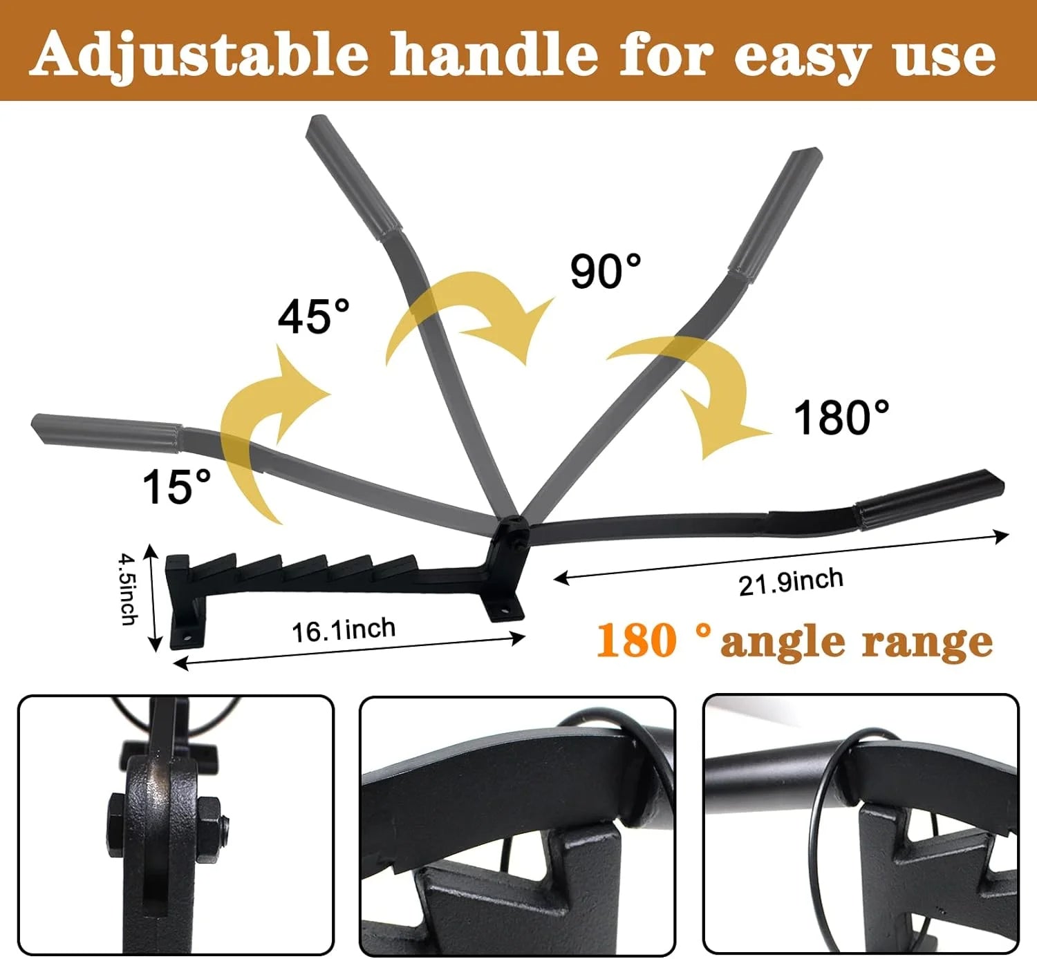 Wall Mounted Firewood Kindling Splitter