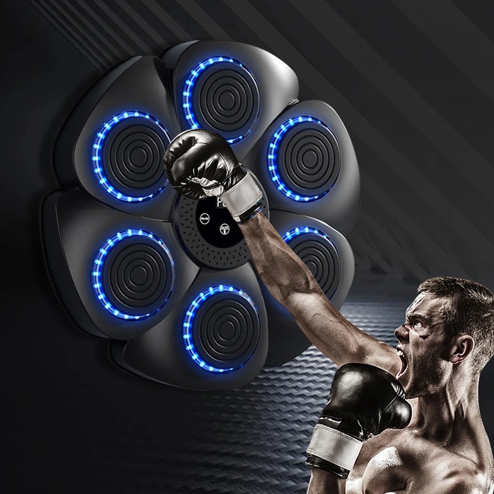 Smart Music Boxing Machine for Interactive Punching Workouts