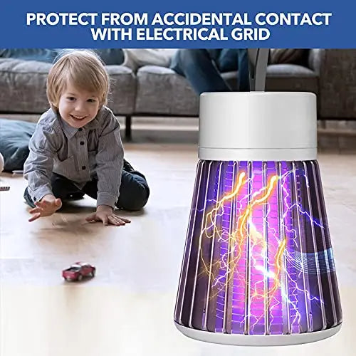 Rechargeable UV Mosquito Zapper - Portable Fly Repellent for Indoor & Outdoor Use