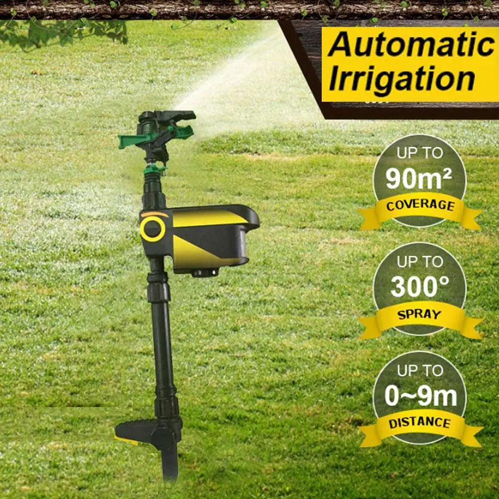 Automatic Motion-Activated Animal Repellent Garden Sprinkler - Animal Sensor Outdoor Lawn Yard Water Sprinkler